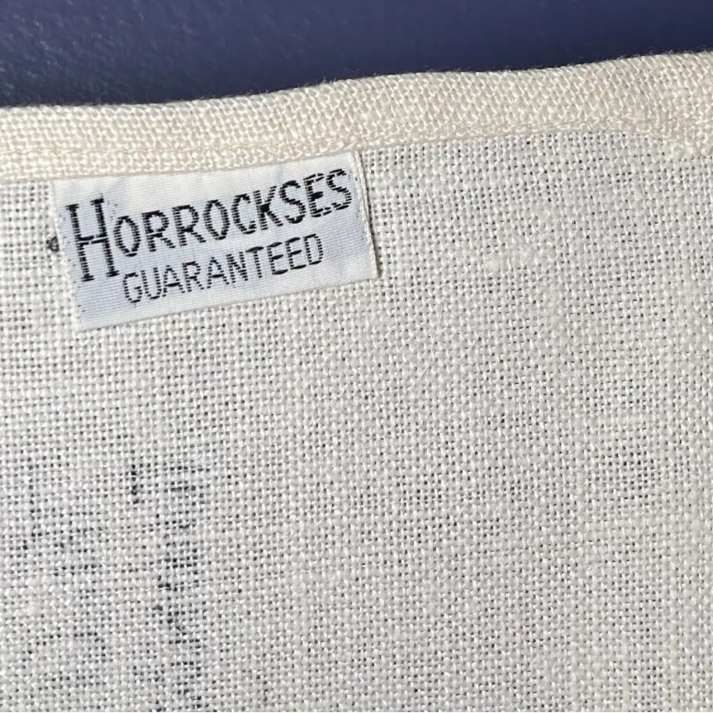 Horrockses Tea Towel “Old Inns” 100% Irish linen 1960s Vintage Original - Picture 3 of 14